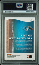 2023 Panini Donruss Optic Splash Victor Wembanyama 10 PSA #6