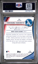 2024 Bowman'S Best Refractor Yoshinobu Yamamoto 10 PSA #34