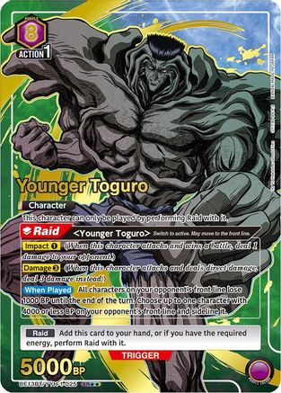 Younger Toguro (025) (SR**) (UE13BT/YYH-1-025) - UE13BT Yu Yu Hakusho Ghost Files Foil