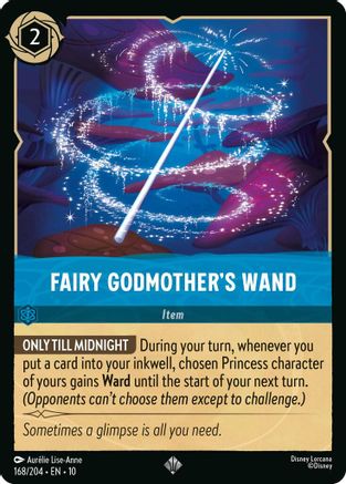 Fairy Godmother's Wand (168/204) - Whispers in the Well Cold Foil