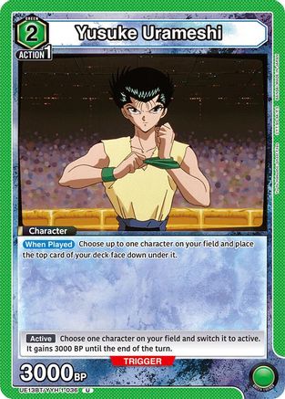 Yusuke Urameshi (036) (UE13BT/YYH-1-036) - UE13BT Yu Yu Hakusho Ghost Files
