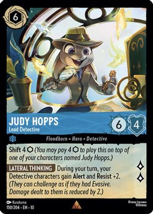 Judy Hopps - Lead Detective (150/204) - Whispers in the Well Cold Foil