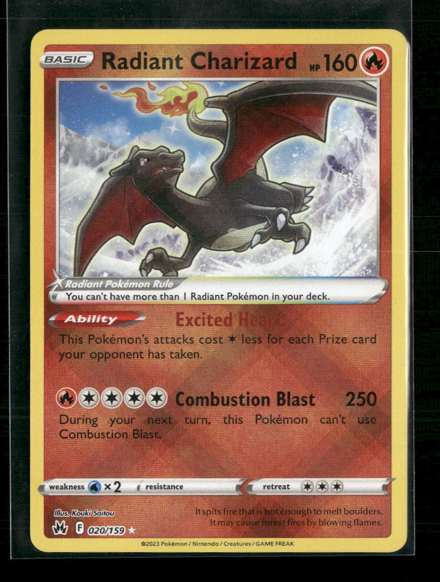 SWSH: Crown Zenith Radiant Charizard #020/159