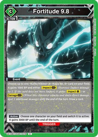 Fortitude 9.8 (UE12BT/KJ8-1-078) - UE12BT Kaiju No 8