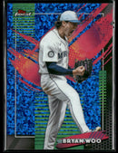 2026 Finest Blue Mini-Diamond Refractors Bryan Woo #/150 #237