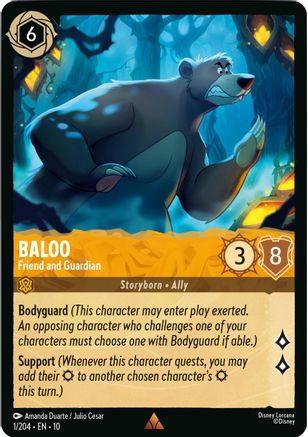 Baloo - Friend and Guardian (1/204) - Whispers in the Well Cold Foil