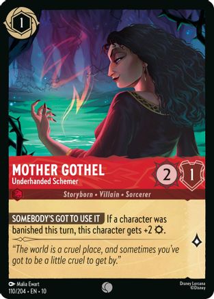 Mother Gothel - Underhanded Schemer (110/204) - Whispers in the Well