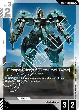 Graze Ritter (Ground Type) (GD02-083) - Dual Impact