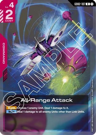 All-Range Attack (GD02-107) - Dual Impact Holofoil