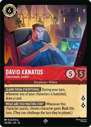 David Xanatos - Charismatic Leader (116/204) - Whispers in the Well