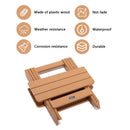 TALE Portable Folding Adirondack Side Table - All-Weather & Fade-Resistant