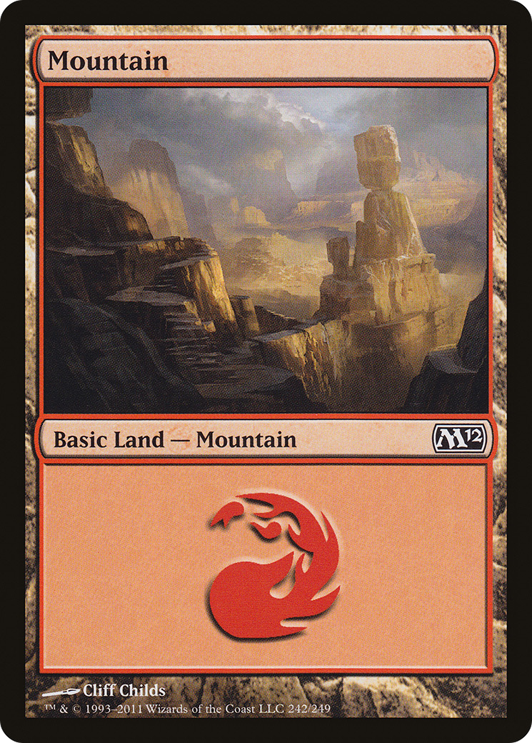 Mountain (M12-242) - Magic 2012 Foil
