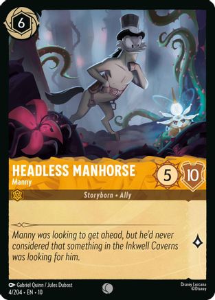 Headless Manhorse - Manny (4/204) - Whispers in the Well Cold Foil