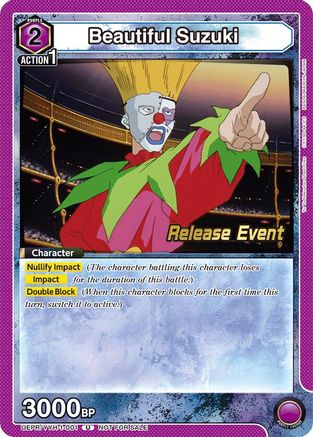 Beautiful Suzuki (001) (UEPR/YYH-1-001) - UE13BT Yu Yu Hakusho Ghost Files Release Event Cards