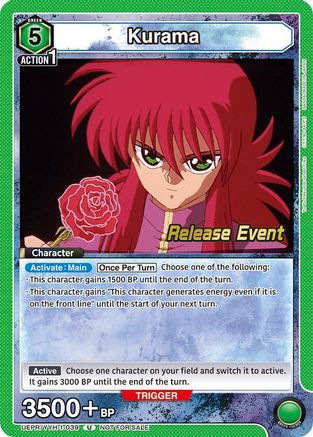 Kurama (039) (UEPR/YYH-1-039) - UE13BT Yu Yu Hakusho Ghost Files Release Event Cards