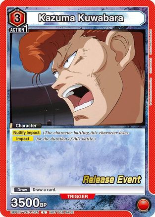 Kazuma Kuwabara (075) (UEPR/YYH-1-075) - UE13BT Yu Yu Hakusho Ghost Files Release Event Cards