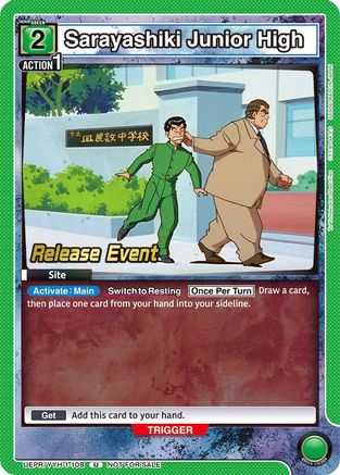 Sarayashiki Junior High (UEPR/YYH-1-108) - UE13BT Yu Yu Hakusho Ghost Files Release Event Cards