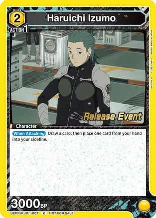 Haruichi Izumo (007) (UEPR/KJ8-1-007) - UE12BT Kaiju No 8 Release Event Cards
