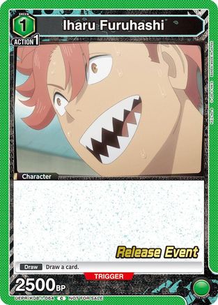 Iharu Furuhashi (064) (UEPR/KJ8-1-064) - UE12BT Kaiju No 8 Release Event Cards