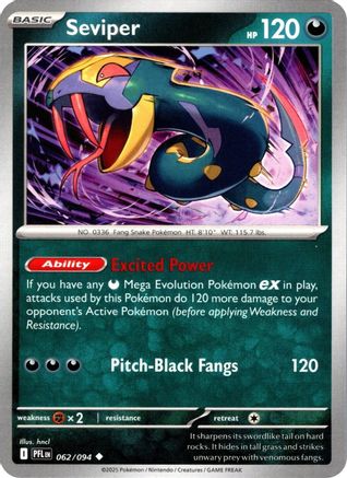 Seviper 062 - ME02 Phantasmal Flames Reverse Holofoil