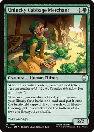 Unlucky Cabbage Merchant (TLA-201) - Avatar: The Last Airbender