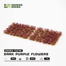 Gamers Grass Tufts: Dark Purple Flowers- Wild