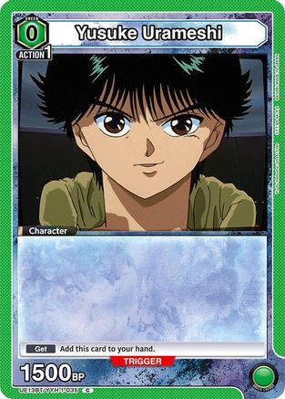 Yusuke Urameshi (035) (Box Topper Foil) (UE13BT/YYH-1-035) - UE13BT Yu Yu Hakusho Ghost Files Foil