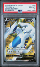 2022 Pokemon Sword & Shield Silver Tempest Silver Tempest Fa/Lugia V 10 PSA #185