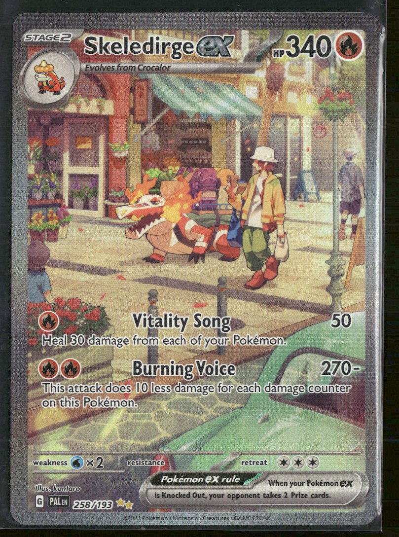SV02: Paldea Evolved Skeledirge ex #258/193