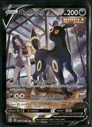 SWSH09: Brilliant Stars Trainer Gallery Umbreon V #TG22/TG30