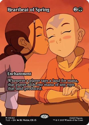 Heartbeat of Spring (Borderless) (TLE-042) - Avatar: The Last Airbender: Eternal-Legal