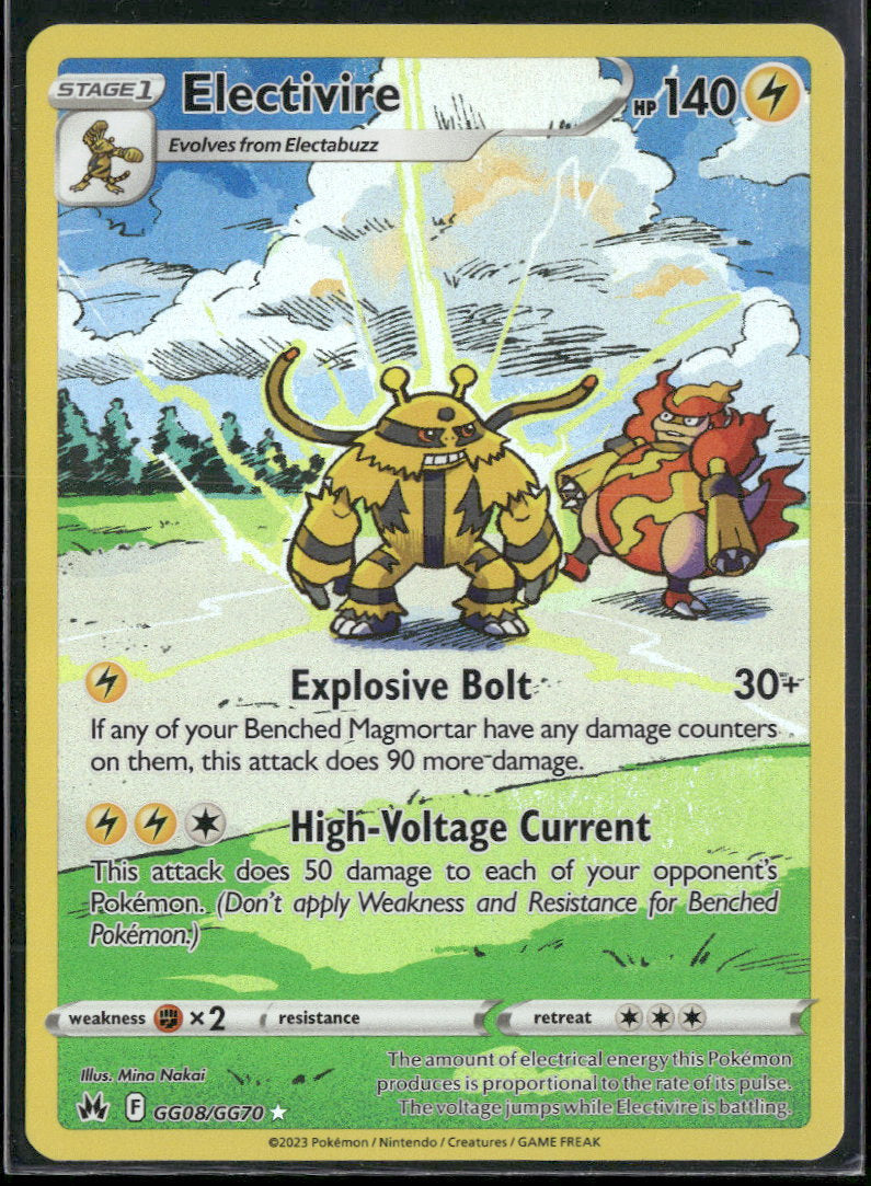 SWSH: Crown Zenith: Galarian Gallery Electivire #GG08/GG70