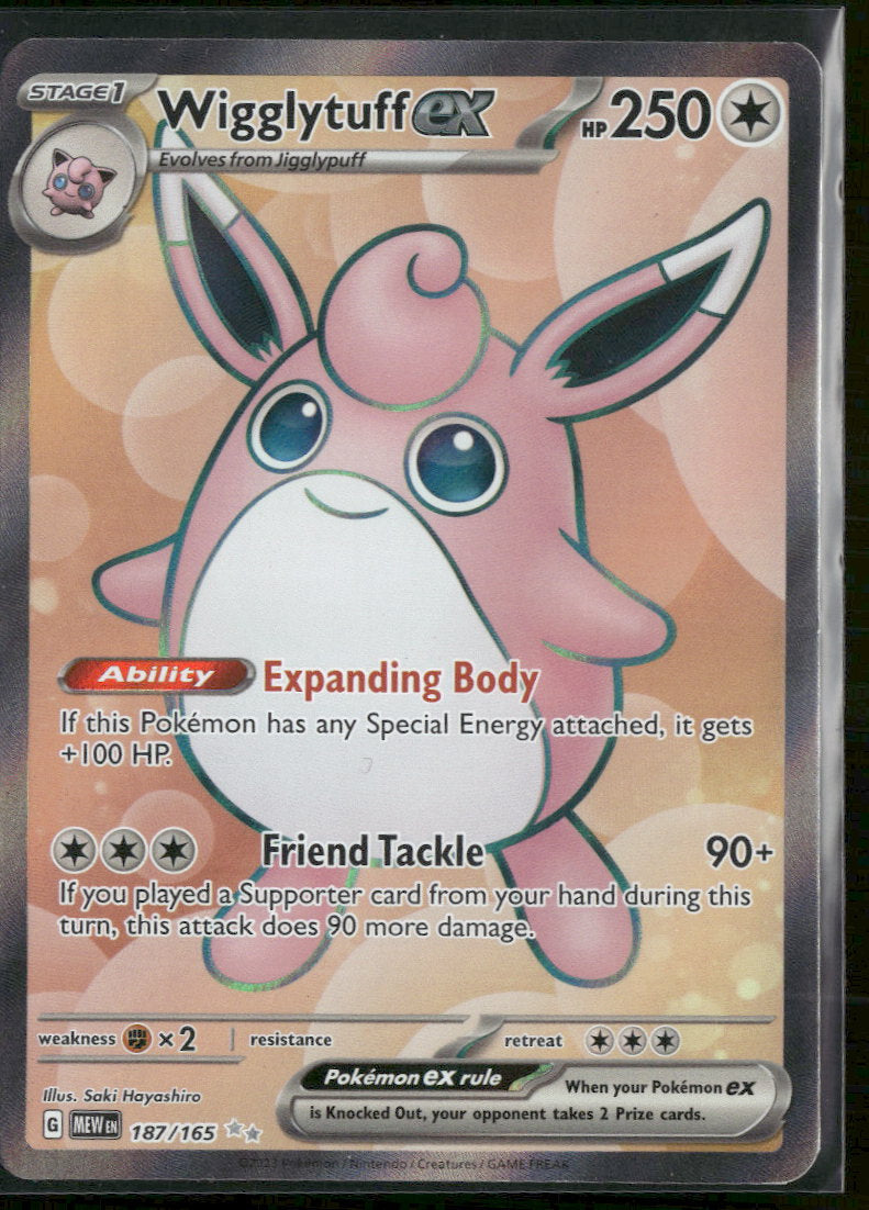 SV: Scarlet & Violet 151 Wigglytuff ex #187/165