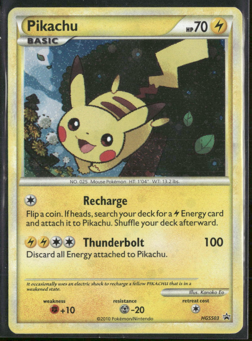 HGSS Promos Pikachu #HGSS03