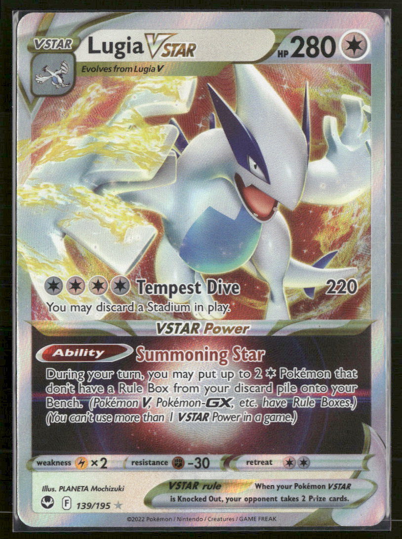 SWSH12: Silver Tempest Lugia VSTAR #139/195