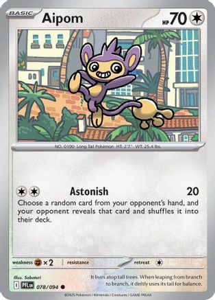 Aipom 078 - ME02 Phantasmal Flames