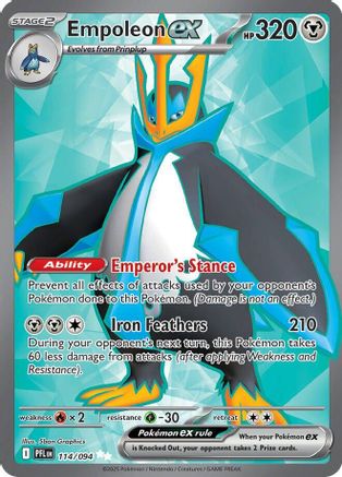 Empoleon ex 114/094 - ME02 Phantasmal Flames Holofoil