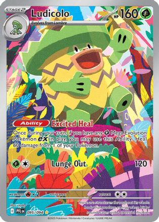 Ludicolo 095/094 - ME02 Phantasmal Flames Holofoil