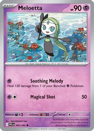 Meloetta 040 - ME02 Phantasmal Flames Reverse Holofoil