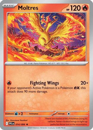 Moltres 014 - ME02 Phantasmal Flames Holofoil