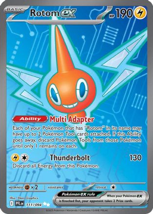 Rotom ex 111/094 - ME02 Phantasmal Flames Holofoil