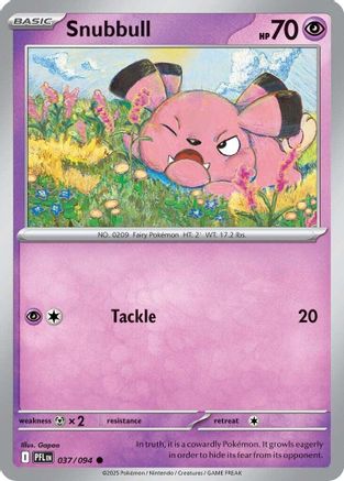 Snubbull 037 - ME02 Phantasmal Flames Reverse Holofoil