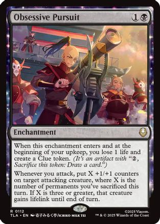 Obsessive Pursuit (TLA-112) - Avatar: The Last Airbender Foil