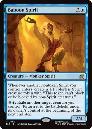 Baboon Spirit (TLE-089) - Avatar: The Last Airbender: Eternal-Legal