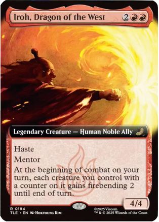 Iroh, Dragon of the West (Extended Art) (TLE-194) - Avatar: The Last Airbender: Eternal-Legal