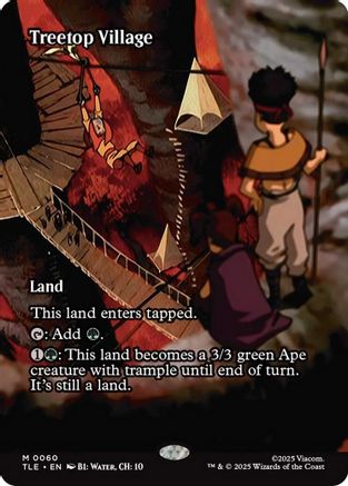 Treetop Village (Borderless) (TLE-060) - Avatar: The Last Airbender: Eternal-Legal