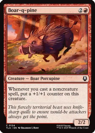 Boar-q-pine (TLA-124) - Avatar: The Last Airbender