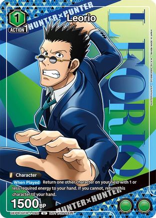 Leorio (090) (UEPR/HTR-1-090) - Union Arena Promotion Cards Foil