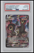 2022 Pokemon Sword & Shield Brilliant Stars Fa/Umbreon Vmax 10 PSA #TG23