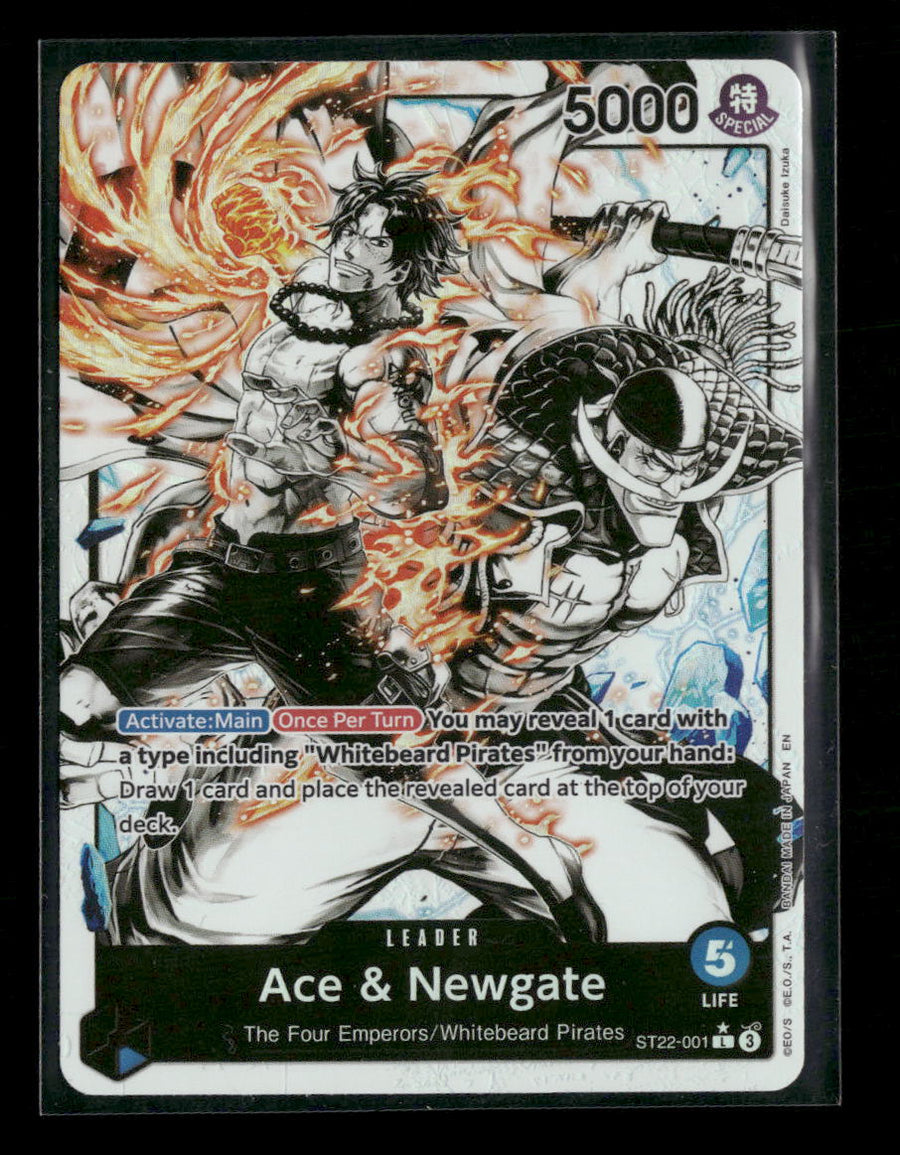 Starter Deck 22: Ace & Newgate Ace & Newgate (Parallel) #ST22-001